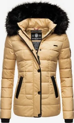 Marikoo Winterjassen Winterjas Unique Dames Beige