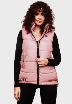 Marikoo Bodywarmers Bodywarmer Zarinaa Dames Rosa -Tussen Jas Verkoop e07a959161702391816828e6cc5af455