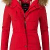 Marikoo Parkas Winterparka Akira Dames Rood