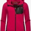 Marikoo Outdoor Jassen Fleece Jas Mount Iwaki Dames Framboos