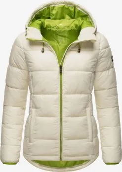 Tussen Jas Verkoop 33 Marikoo Winterjassen Winterjas Leandraa Dames Wit