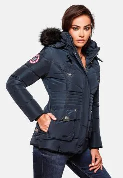 Marikoo Winterjassen Winterjas Vanilla Dames Kobaltblauw -Tussen Jas Verkoop eb0818bd40cb00f27ef9dc993d1e1dff