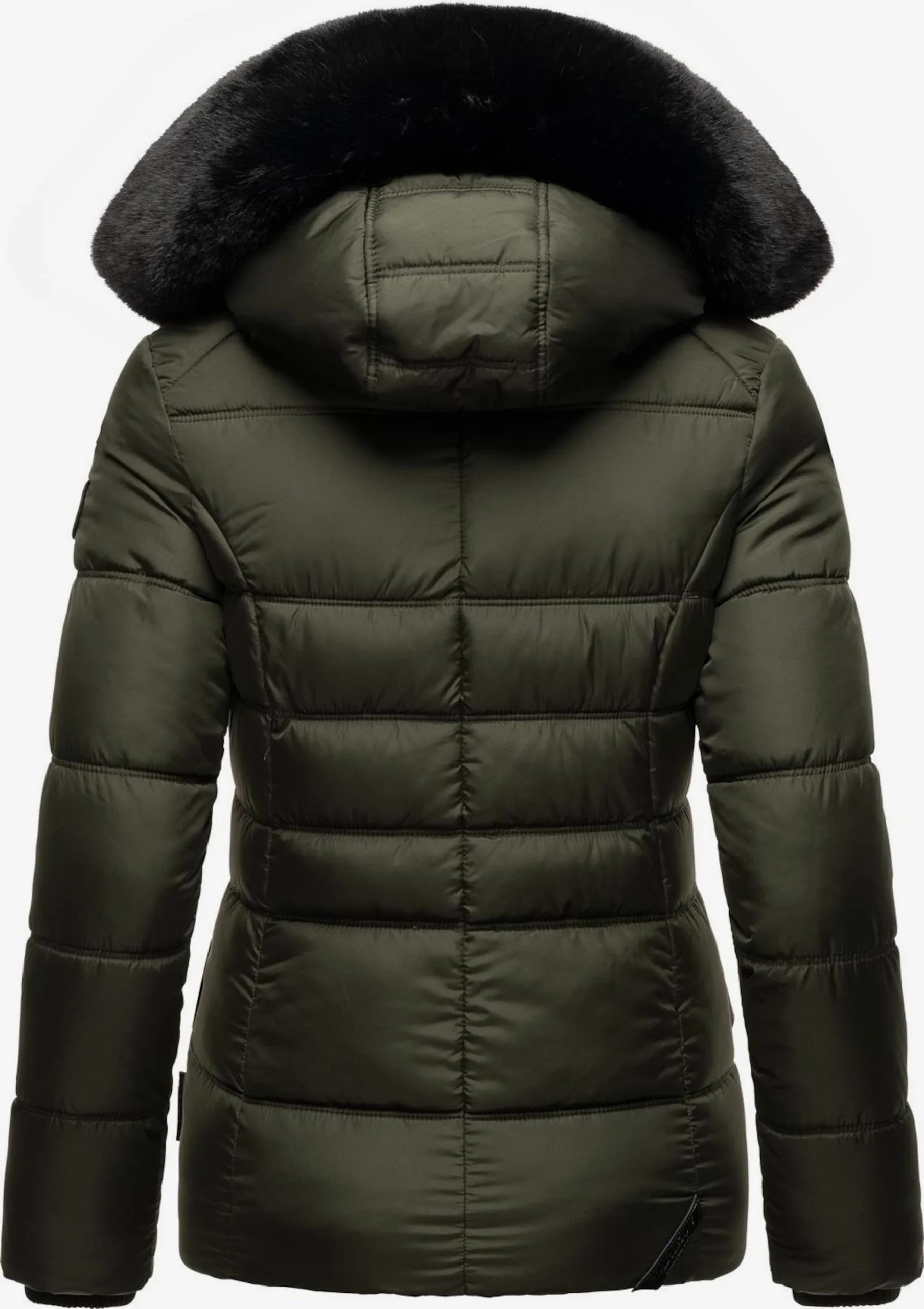 Marikoo Winterjassen Winterjas Loveleen Dames Olijfgroen 3 Marikoo Winterjassen Winterjas Loveleen Dames Olijfgroen - Afbeelding 3