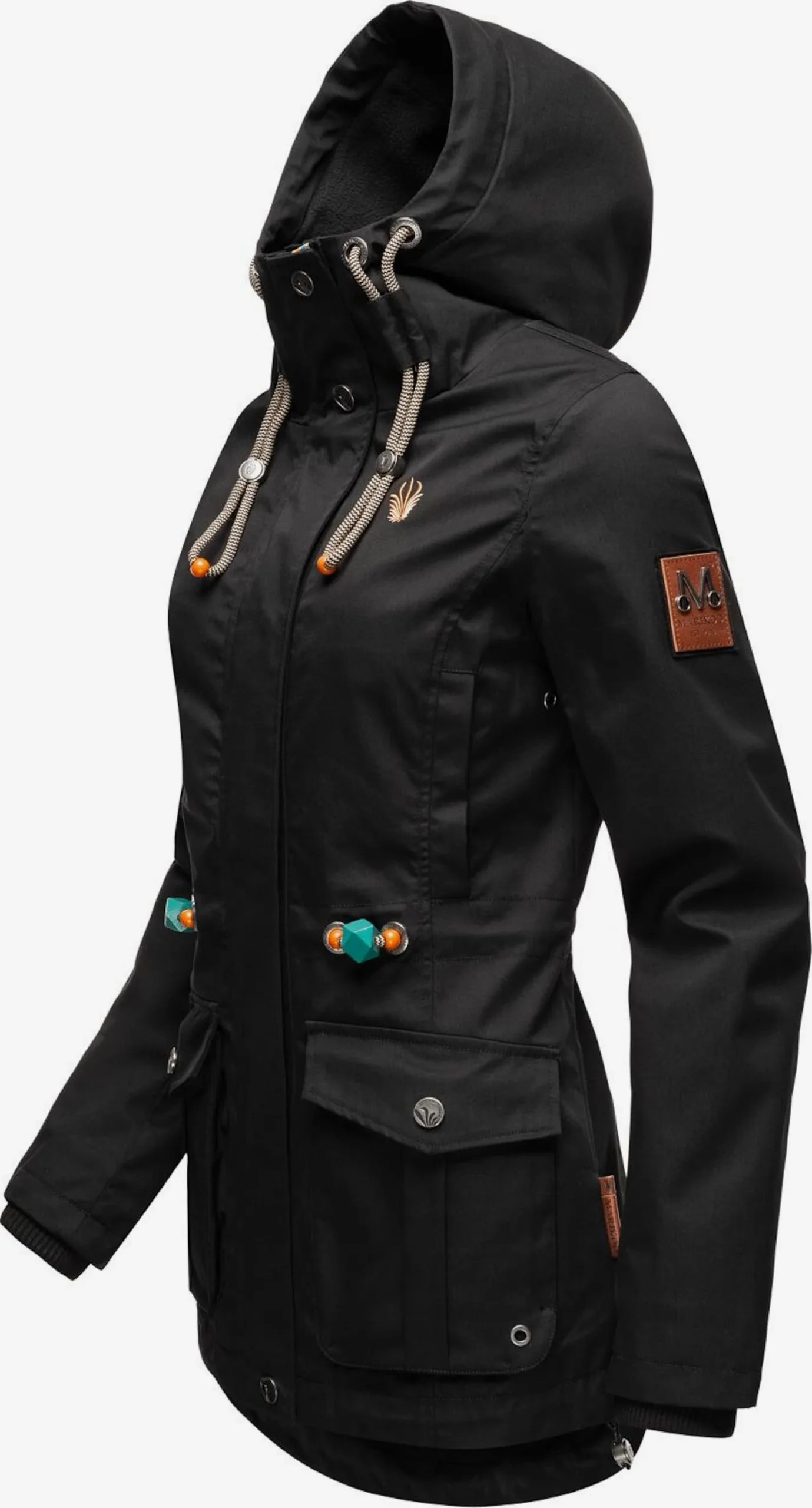 Marikoo Tussenjassen Tussenjas Babetaa Dames Zwart 3 Marikoo Tussenjassen Tussenjas Babetaa Dames Zwart - Afbeelding 3