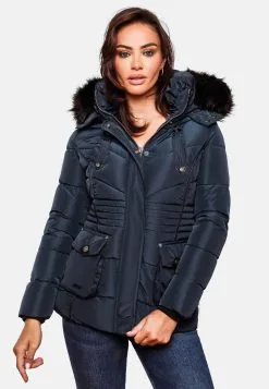 Marikoo Winterjassen Winterjas Vanilla Dames Kobaltblauw -Tussen Jas Verkoop edd4057935d3aeceb69b35024eb1f542