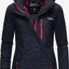 Marikoo Outdoor Jassen Functionele Jas Rabeaa Dames Navy