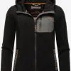 Marikoo Outdoor Jassen Fleece Jas Mount Iwaki Dames Zwart
