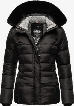 Marikoo Winterjassen Winterjas Loveleen Dames Zwart