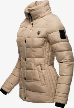 Marikoo Winterjassen Winterjas Qesra Dames Lichtbruin -Tussen Jas Verkoop f74288439780263232b58e607111c70e