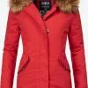 Marikoo Parkas Winterparka Karmaa Dames Rood