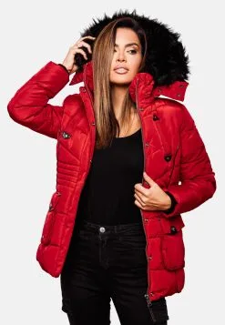 Marikoo Winterjassen Winterjas Vanilla Dames Rood -Tussen Jas Verkoop fa03d8b1270b974a27ff0c8272a9b985