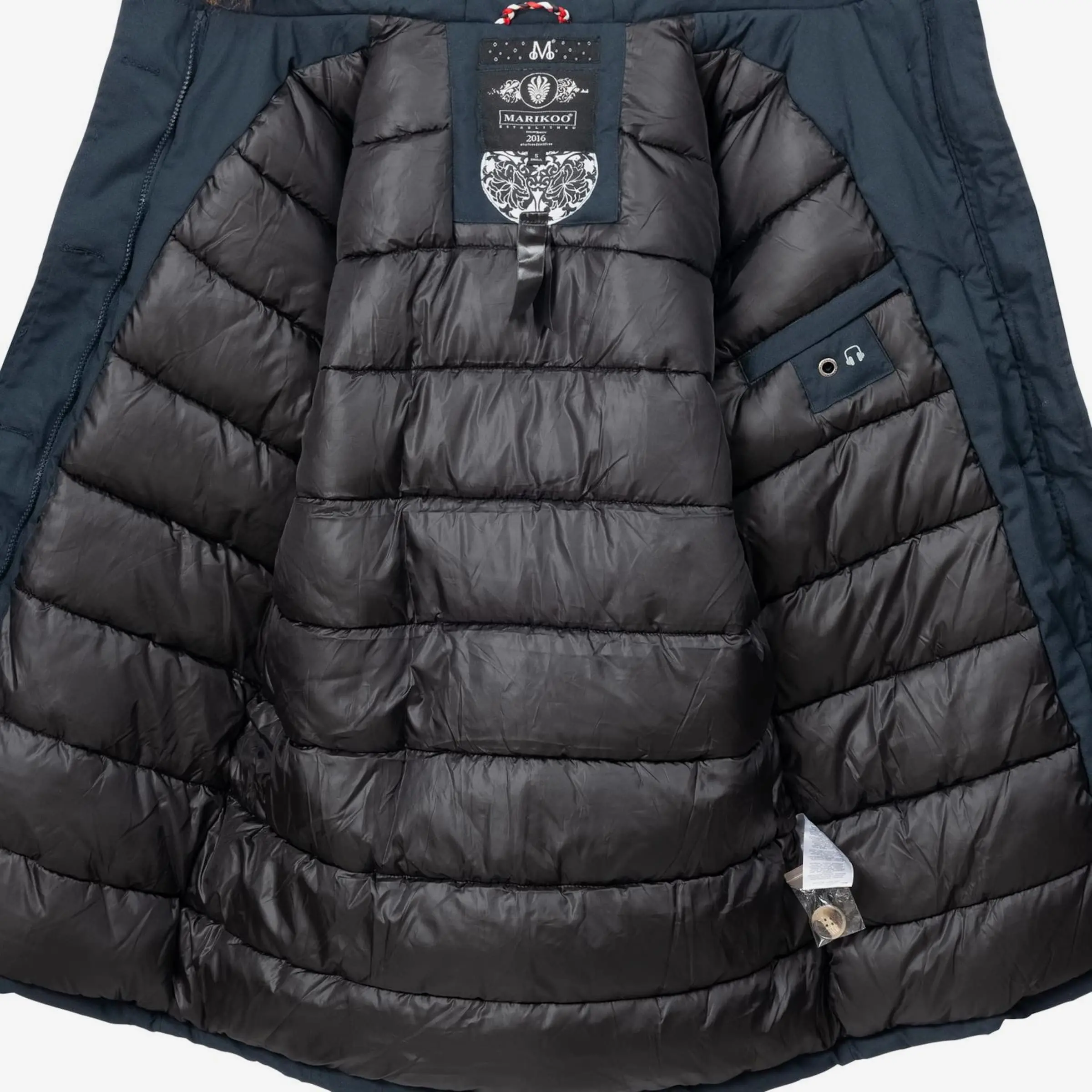 Marikoo Parkas Winterparka Karmaa Dames Donkerblauw 5 Marikoo Parkas Winterparka Karmaa Dames Donkerblauw - Afbeelding 5
